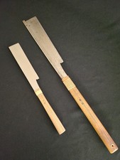 2 Vintage Handmade Japanese Saws Cross cut
