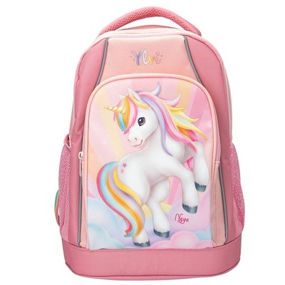 Depesche Ylvi Sugar Pop Schulrucksack Einhorn Motiv glitzernd Rosa verstellbar
