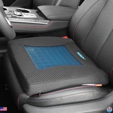 Sojoy Portable Gel Memory Foam Seat Cushion for Car, Office, Wheelchair Comfort