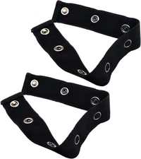 2Pcs Waistband Extenders Adjustable Elastic Snap Button Pants Extenders for Jean