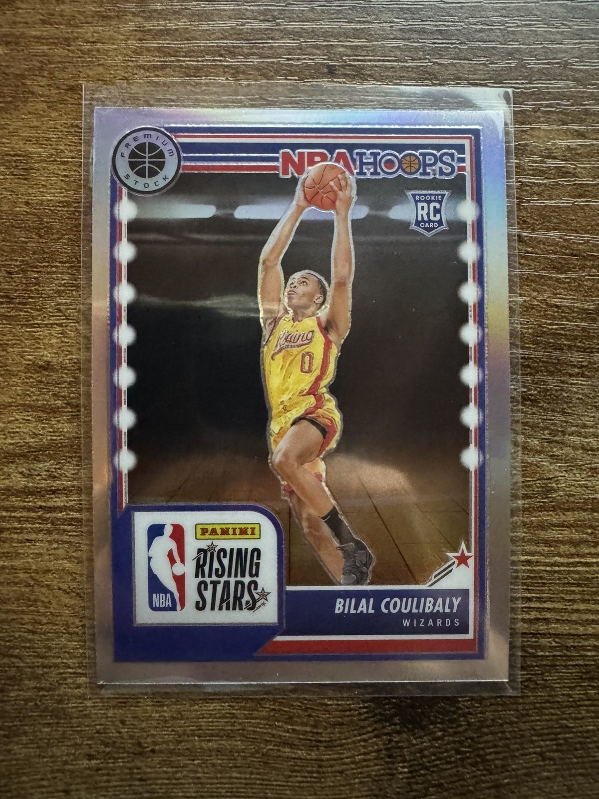 2023-24 NBA Hoops Premium Stock Bilal Coulibaly Rising Stars Silver Prizm #287