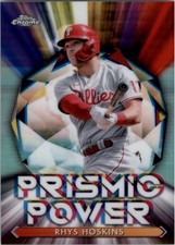 2021 Topps Chrome Prismic Power #PP13 Rhys Hoskins Card