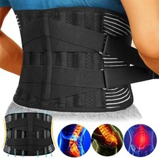 Adjustable Waist Support Belt Back Brace Lumbar Compression Corset