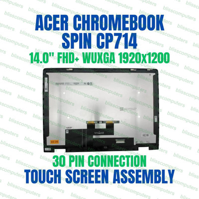 14'' Acer Chromebook Spin 714 CP714-2W B140UAN02.2 LCD Touch Screen Assembly