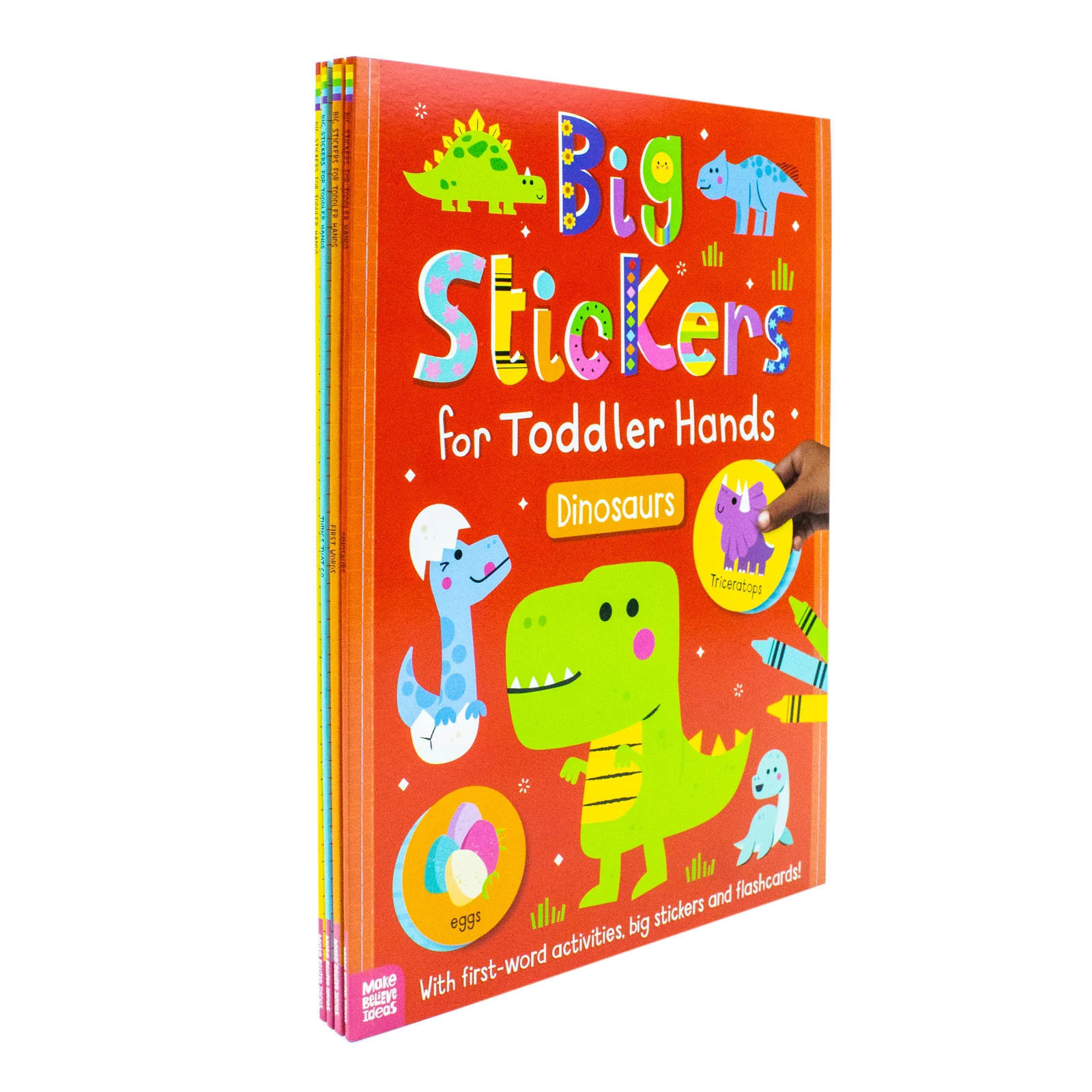 Big stickers for toddler hands set of 4 activity books prom | Sophie Collingwood