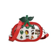 Cute Fruit Cherry Ita Bag Purse Crossbody Small Kawaii Clear Window Pin Inser...