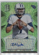 2015 Panini Spectra Signatures Neon Green Prizm 1/25 Zach Mettenberger Auto 0c2
