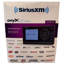 Sirius XM Satellite Radio OnyX ez Radio With Home Kit NEW Open Box, All Sealed