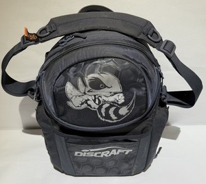 Discraft Gripeq BX Buzzz Backpack Disc Golf Fold Bag Black Silver