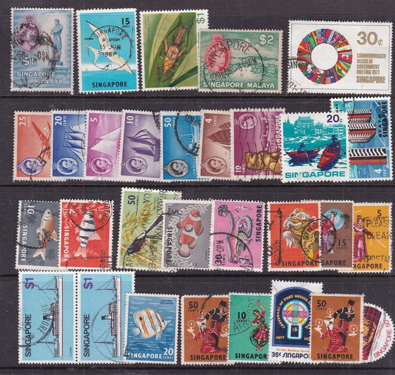 SINGAPORE^^^^^x30  older used  collection     @d co  444singa