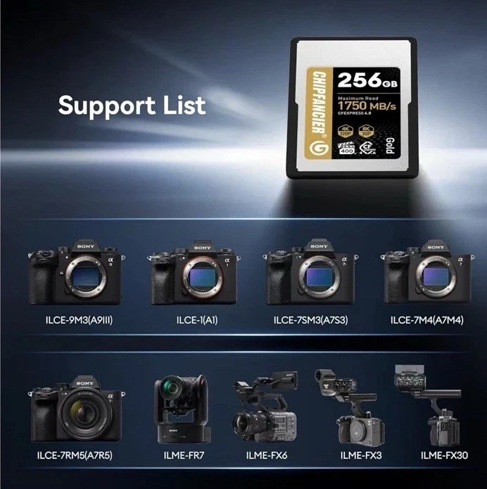 257 Gb CFexpress 4.0 Type A Card 1750MB/s Memory Card For Raw 4K/8K Sony Compati - Image 2 of 4