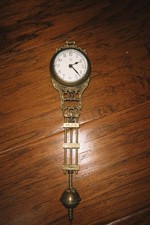 Junghans Brass swingling clock, wind up WORKI...