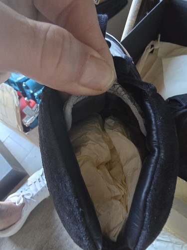 MENS FEAR OF GOD SNEAKERS SKATE SHOE BLACK WITH REFLECTIVE 3M DETAILING - Picture 10 of 19