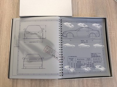 Mercedes-Benz SLK Ringbuch ALU Broschüre R170 in OVP