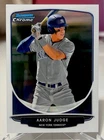 AARON JUDGE 2013 Bowman Chrome Draft Picks & Prospects Rookie Card (1st Card)