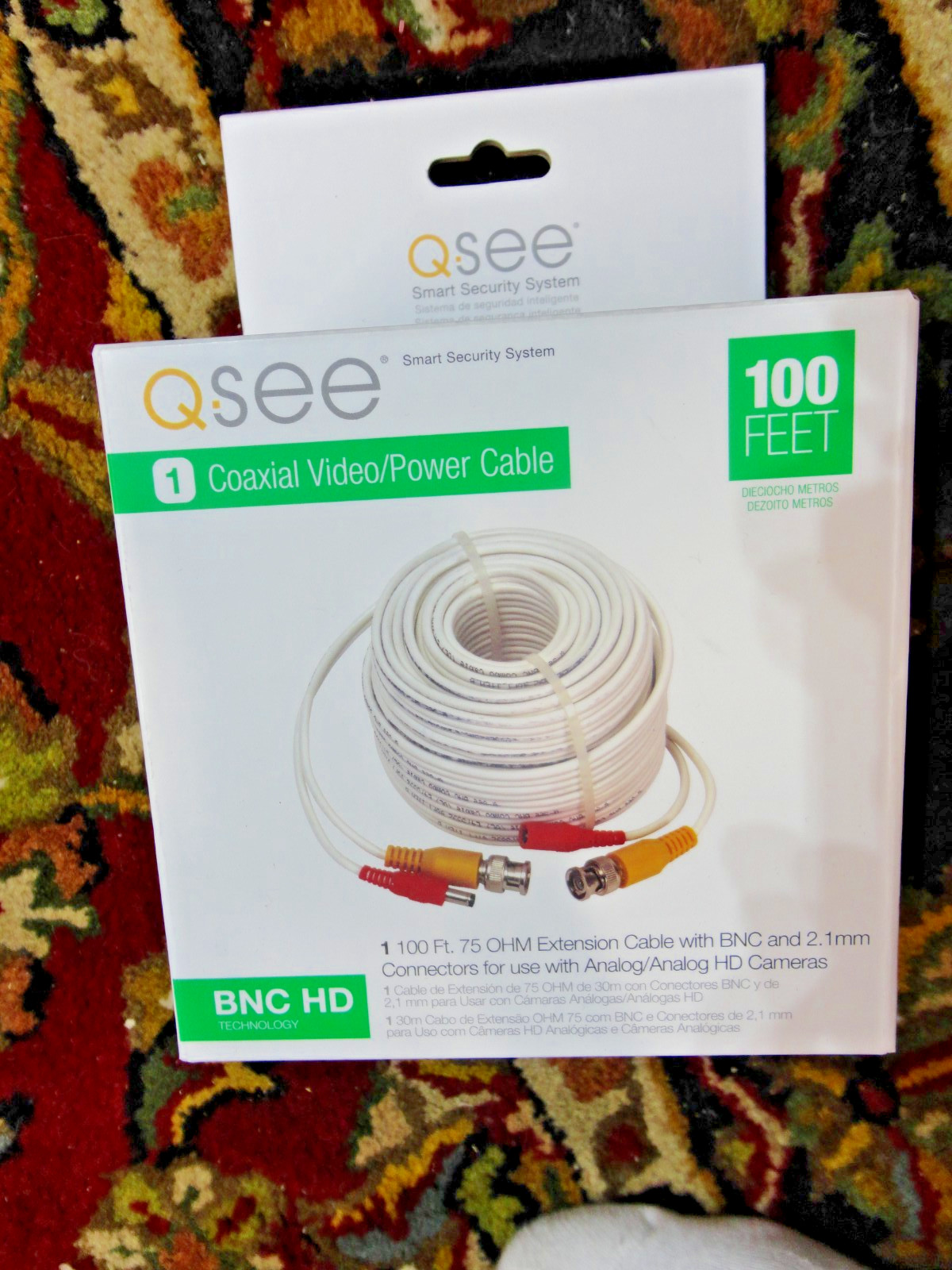 Q-See 100FT BNC HD Coaxial Video/Power BNC HD
