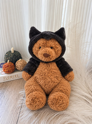 Large Bartholomew Bear CLOTHES ONLY - Batman Costume