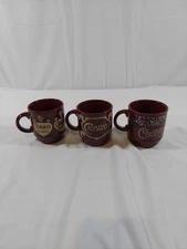 Kiln Craft Made In England Cadbury Hot Chocolate Mug Vintage Set Of 3 Great!