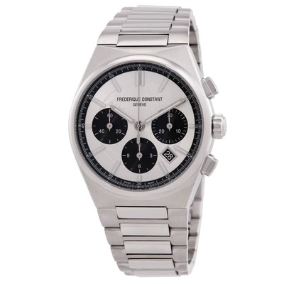 Frederique Constant Highlife Chronograph Automatic Silver Dial Men's Watch