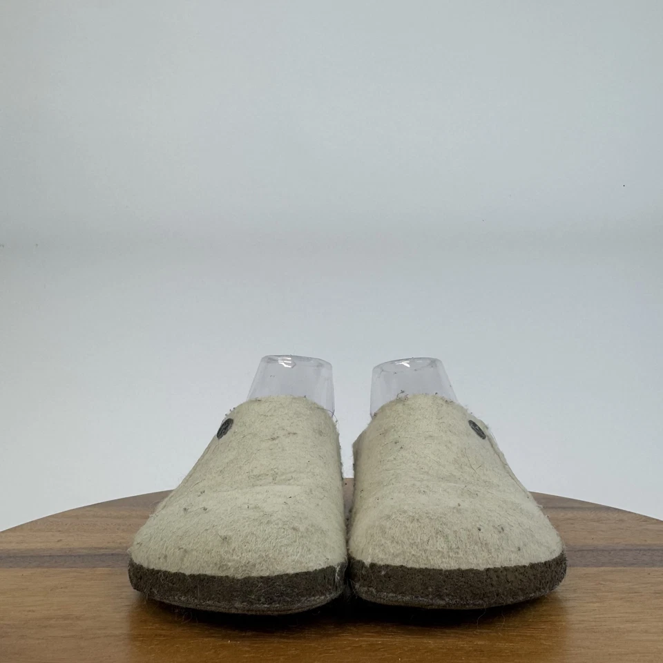 Zapatillas para mujer Birkenstock Zermatt lana de oveja fieltro marfil talla EU 39 Foto 3 de 4