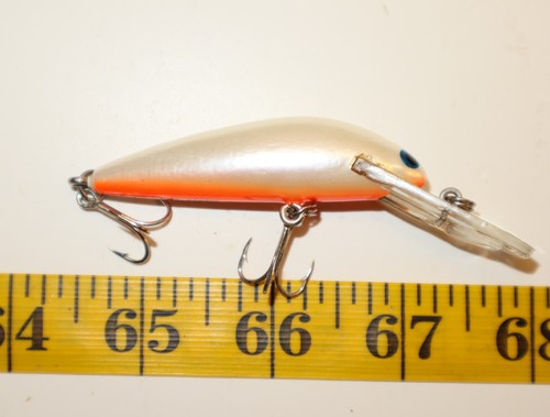 Leurre Vintage Bagley's Bang O Lure 5 - Wooden Crankbait, échantillon Vendeur NEUF