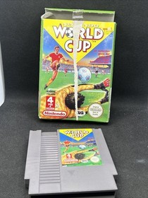 Nintendo NES TESTATO world cup Con Scatola No Istruzioni