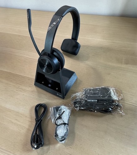 PLANTRONICS Poly Savi 7310 Office Teams Wireless Headset 7300 Black 214778-01