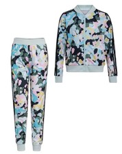 Adidas Kids Color Block Pastel Matching Track Suit XL