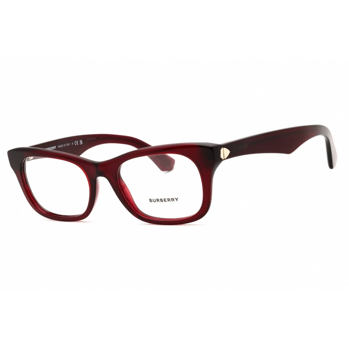 New Burberry B 2170 3456 Cat Eye Red Eyeglasses Optical Frames 52mm Burberry Red Eyeglass Frames for sale | eBay main image 3