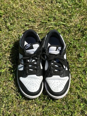 Nike Dunk Low ''Panda'' Sneakers Kids Size 6.5 used in good condition