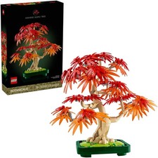 LEGO Botanicals Japanese Red Maple Bonsai Tree Complete Set 474 Piece 10348 