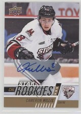 2017-18 Upper Deck CHL Star Rookies Auto Cameron Hillis #352 Auto 3vx