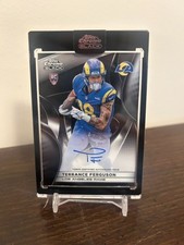2025 Topps Chrome Black Terrance Ferguson Rookie On-Card Auto RAU-TF . rookie card picture