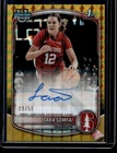 2025-26 Bowman #CPA-LS Lara Somfai Chrome Autographs Gold Geometric #/50