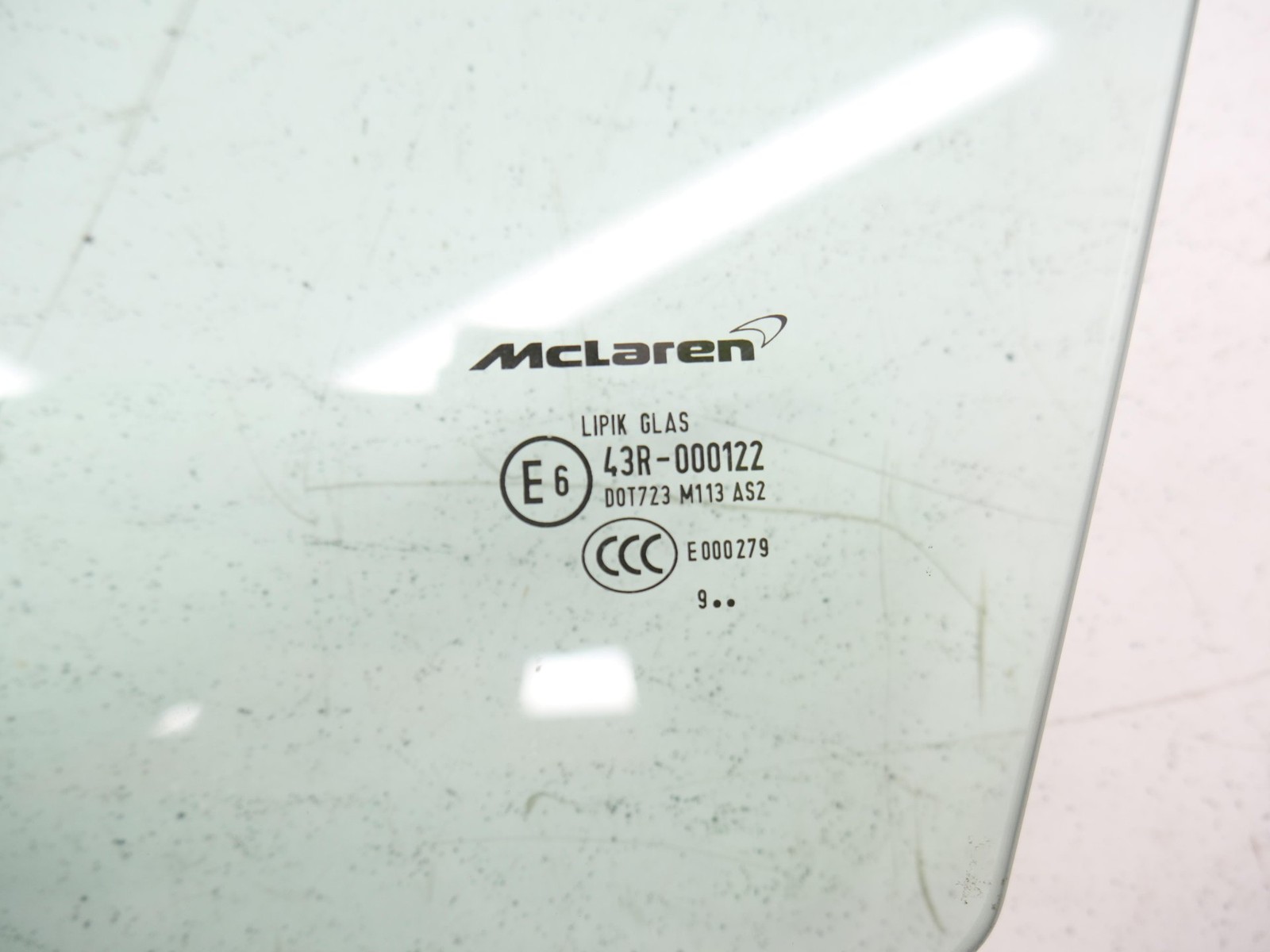 Used Front Left Driver Side Door Window Glass LH 2020-2023 Mclaren GT OEM