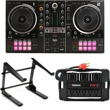 Hercules DJ DJControl Inpulse 500 2-channel DJ Controller with Laptop Stand and