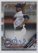 2019 Bowman Chrome Prospects Refractor 70/499 Jorge Alcala #CPA-JA Auto jc3