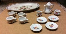 Vintage Made In Japan Mini Tea Set- Cups And Saucer- Beautiful Detail