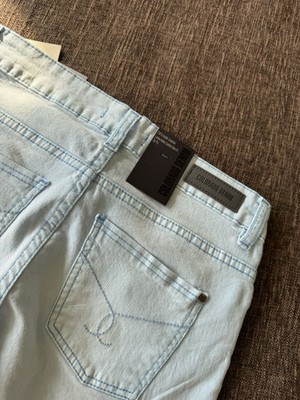 Colorado Hose Xs Damen Jeans Blau Baumwolle Stretch Straight Leg High Waist Neu