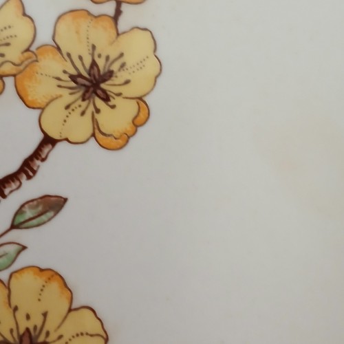 Carlton Ware Boomerang hand painted" Mimosa" divided dish, good condition - Picture 8 of 8