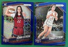2025 Panini Prizm WNBA Sonia Citron Blue Velocity Prizm Mystics RC Lot