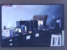 Vtg 1969 35mm Slide - Vietnam War Show Sound Equipment, Amplifiers - Kodachrome