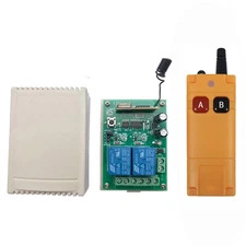 2 Channel DC AC Wireless Remote Control Switch for Motor Forward Reverse Rotatio