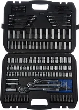 201 Pc Mechanic Tool Set – SAE & Metric Socket Set w/ Ratchets + Hard Case
