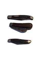 3 Vintage Pocket Knives ( case-western-camillus)