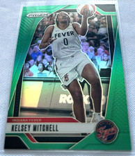 2024 Panini Prizm WNBA Basketball Kelsey Mitchell Indiana Fever Green Prizm #64
