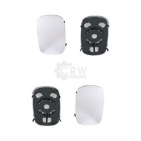 Spiegelglas Mit Haltefuss Set FüR Fiat Doblo (119) / Cargo (223)