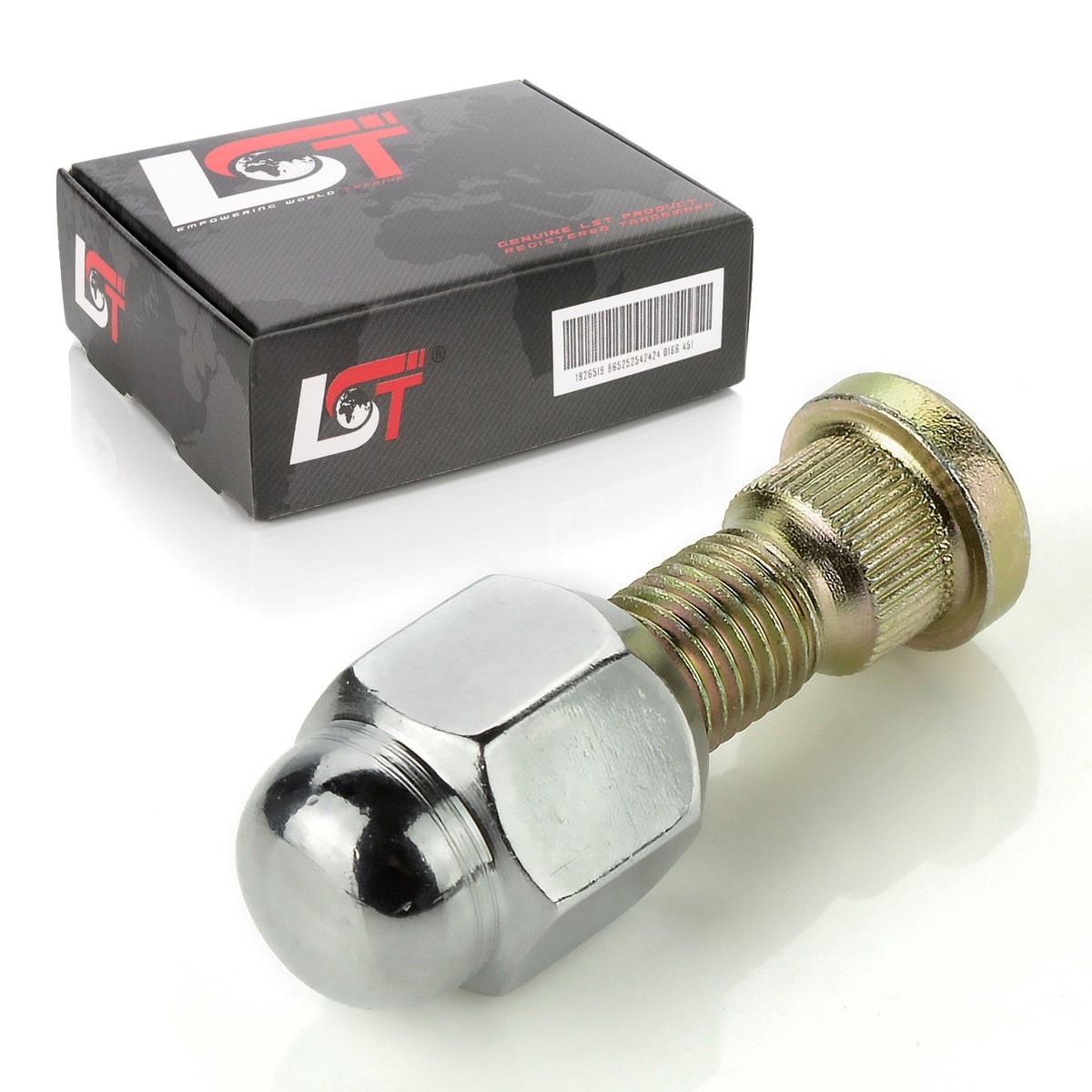 1X RÄNDELBOLZEN With Wheel Nut - M12x1.5 X 44Mm For Hyundai H100 *NEW*
