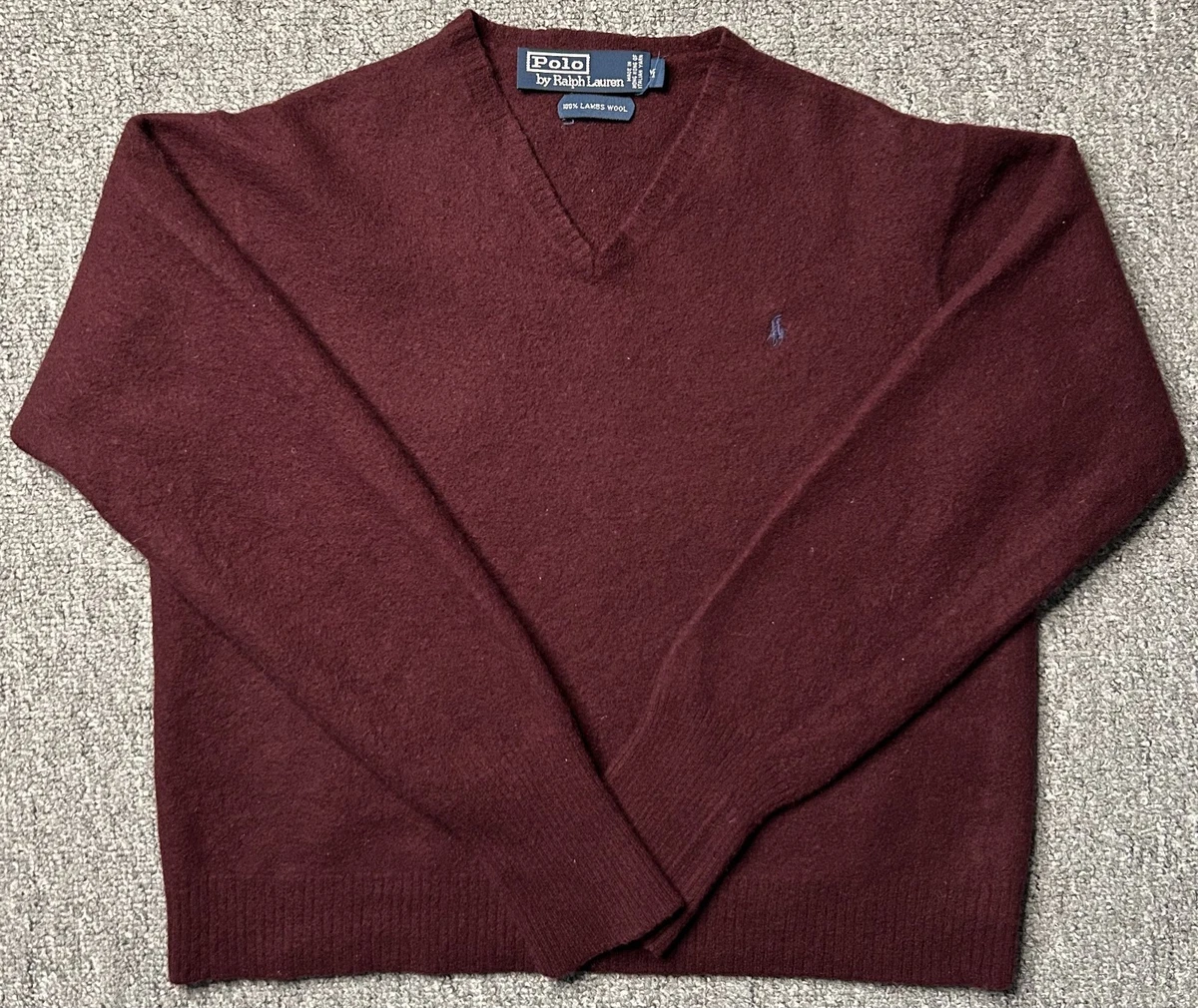 Polo Ralph Lauren Lambswool Original Vintage Clothing for Men for