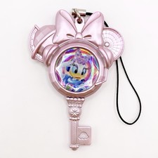 Daisy Duck Disney Magic Castle Key Strap Charm Space ver Pink Japan Limited